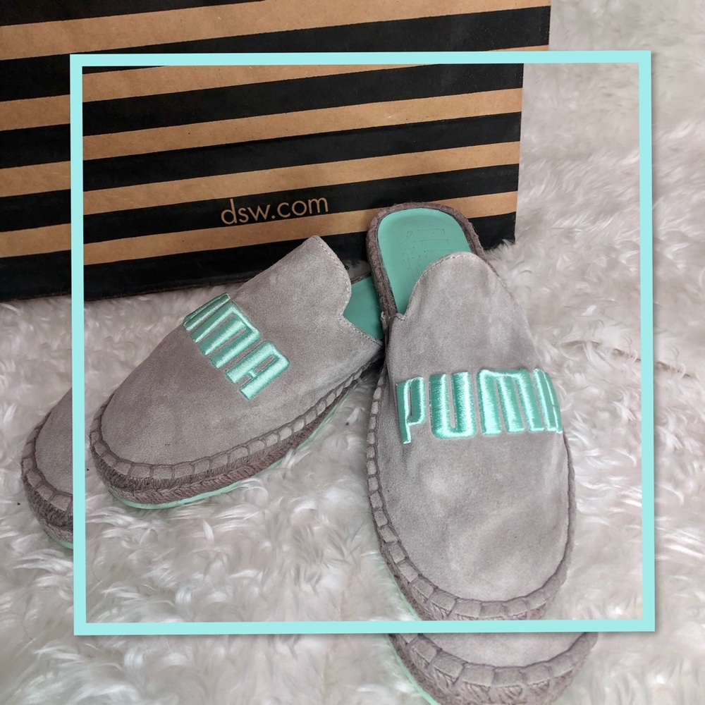PUMA C RIHANNA FENTY SUEDE MULE 8.5